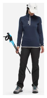 Polar Millet Seneca 1/2 Zip blu da donna
