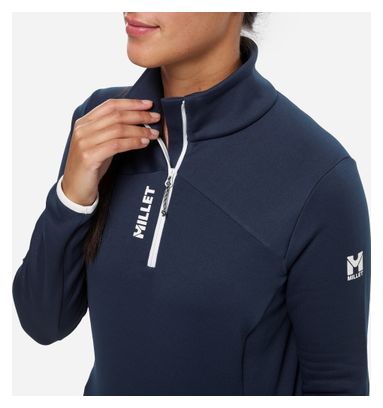 Polar Millet Seneca 1/2 Zip blu da donna