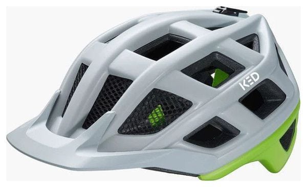 Casque de vélo ked crom gris soft vert mat