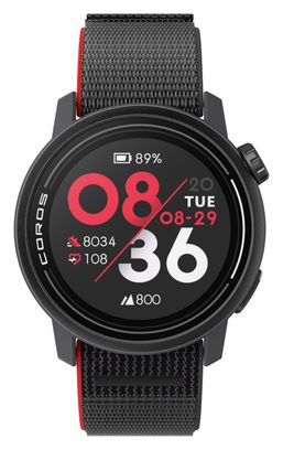 Reloj GPS Coros Pace 3 Nylon Tinta Negra