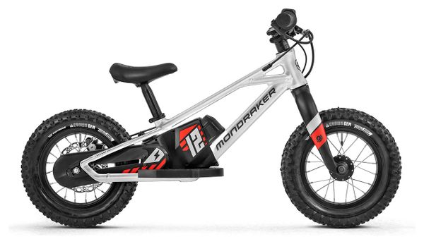 Mondraker Grommy 12 e-Balance fiets 80 Wh 12'' Zilver Zwart 2022 3 - 5 jaar oud