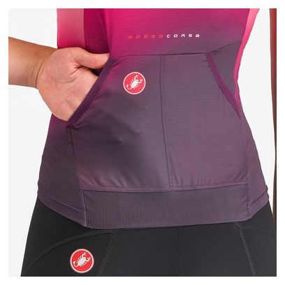 Castelli Speed 3 Triathlon Top Donna Blu Arancione