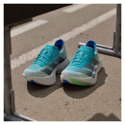 Zapatillas de running adidas Adizero Adios Pro 4 azul/verde para hombre