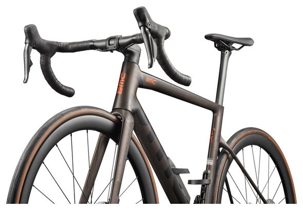 Vélo de Route BMC Teammachine SLR 01 Six Shimano Ultegra Di2 12V 700 mm Carbone à Paillettes Rouges 2027