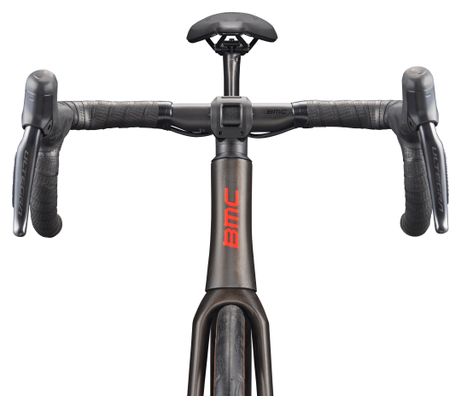Vélo de Route BMC Teammachine SLR 01 Six Shimano Ultegra Di2 12V 700 mm Carbone à Paillettes Rouges 2027