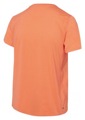 Saucony Time Trial Campfire Campfire Short Sleeve Jersey Orange Woman