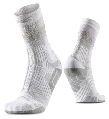 X-Socks Trailrun Terraskin Perform Crew sokken, wit/grijs