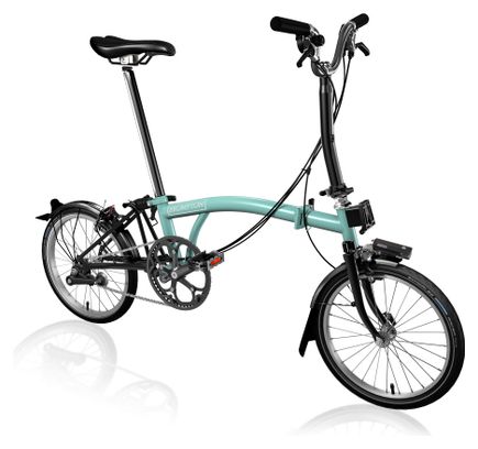 Brompton M6L 6S 20 Folding Bike Teal Blue Alltricks