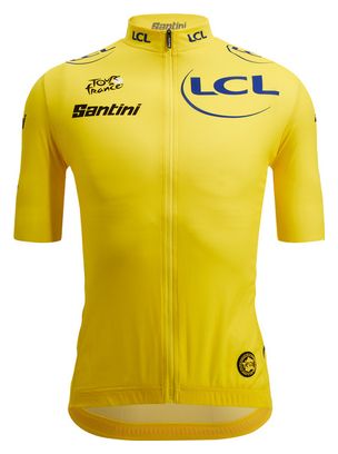 Santini Tour de France Replica Short Sleeve Jersey Yellow