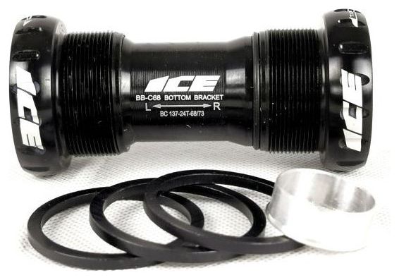 Shimano Hollowtech/Sram GXP 68/73mm Ice Bottom Bracket Black