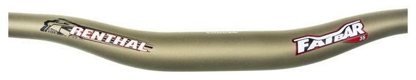 Riser MTB Lenker RENTHAL FATBAR 35 Breite 800 mm Gold