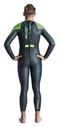 Nabaiji OWS 2/2 Neoprenanzug Schwarz Grün