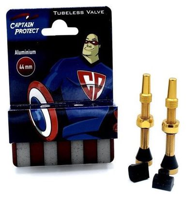 CAPTAIN PROTECT - Paire de valves Alu. 44 Mm - Or