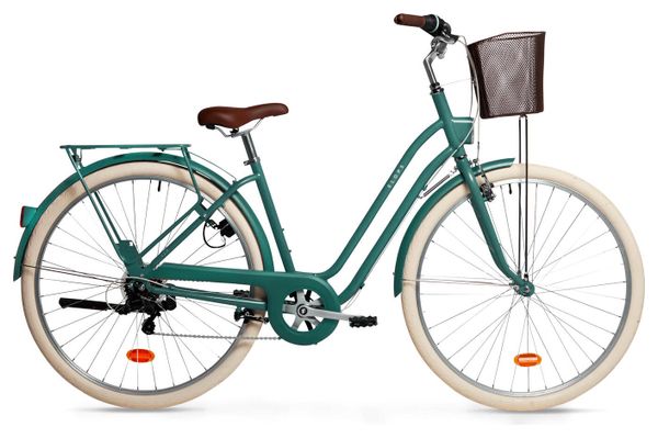 Elops 520 Stadsfiets Microshift 6S 700 mm Groen 2024