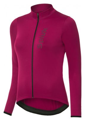 Spiuk Anatomic Women's Long Sleeve Jersey Bordeaux