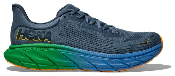 Hoka Arahi 7 Hardloopschoenen Blauw/Groen Heren