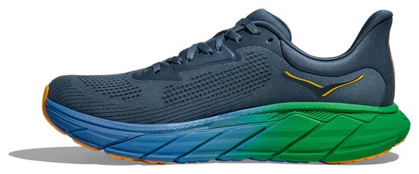 Hoka Arahi 7 Hardloopschoenen Blauw/Groen Heren