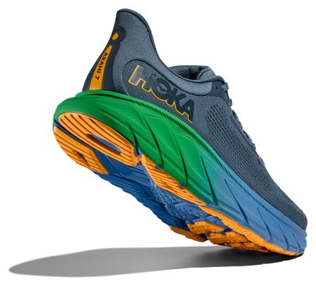 Hoka Arahi 7 Hardloopschoenen Blauw/Groen Heren