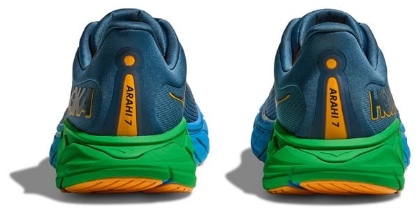 Hoka Arahi 7 Hardloopschoenen Blauw/Groen Heren