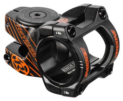 Reverse Black One D-2 31.8 / 35 mm 8 ° Stem Black / Orange