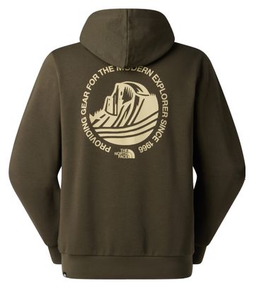 Sweat The North Face Monte Graphic Hoodie Vert Homme