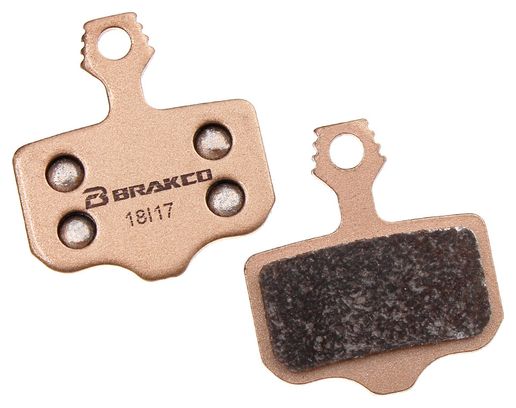 Plaquettes BRAKCO Sintered AVID ELIXIR/SRAM XX