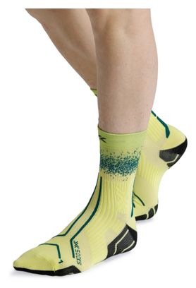 Chaussettes X-Socks Trailrun Terraskin Perform Crew Jaune/Vert