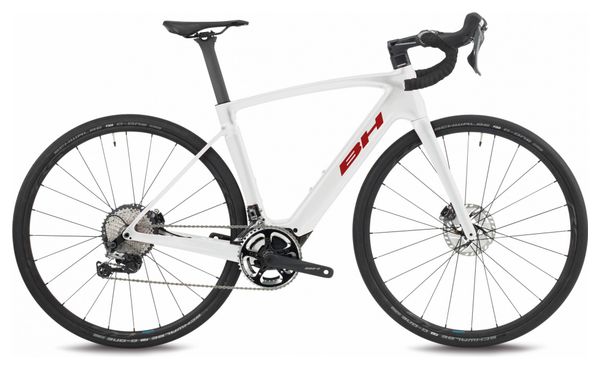 Gravel Bike Electric BH Core GravelX Carbon 2.6 Shimano GRX 11V 540 Wh 700 mm White 2022 Alltricks