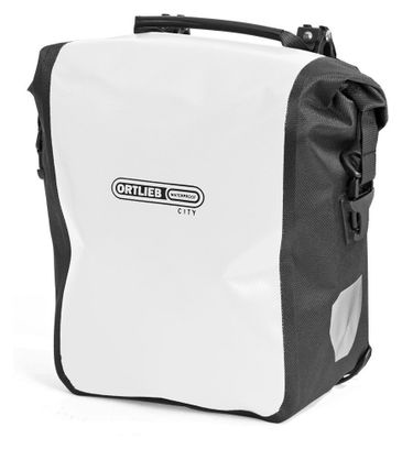 Ortlieb Sport Roller City 25L Paar Fahrradtaschen Weiß Schwarz