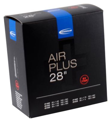 CHAMBRE A AIR VELO 29 x 1.75-2.40 et 700 x 40-60 SCHWALBE AIR PLUS RENFORCE VP - 4026495871754