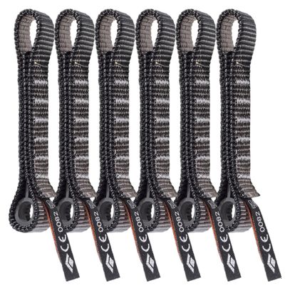 Black Diamond Standard 12Cm Straps (x6) Black