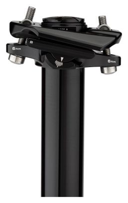 Wolf Tooth Resolve Telescopic Seatpost Internal Passage Black (Without Control)
