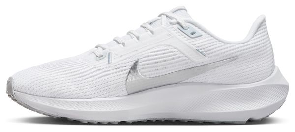 Nike Air Zoom Pegasus 40 White Grey Women's Running Shoes