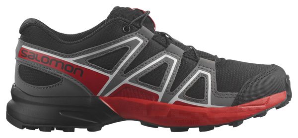 Scarpe da trekking Salomon Speedcross per bambini Nero/Rosso