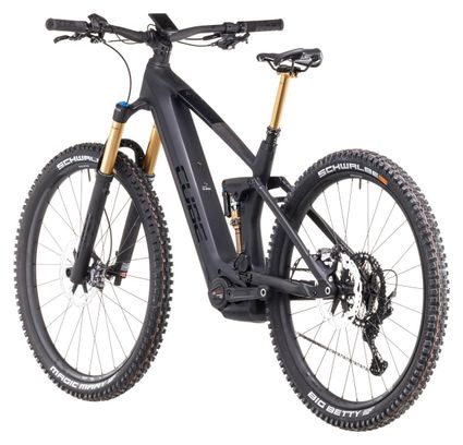 Cube Stereo Hybrid 140 HPC Actionteam 750 Electric Full Suspension MTB Shimano XT 12S 750 Wh 29'' Carbon Grey Black 2024