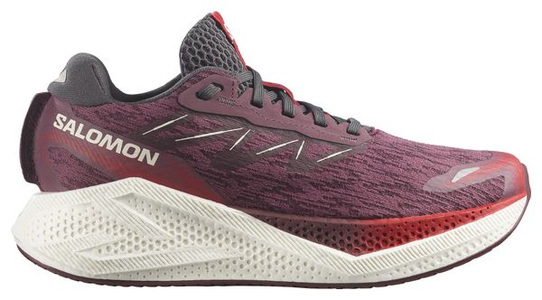 Zapatillas de running Salomon Aero Glide 4 rosa/rojo para mujer