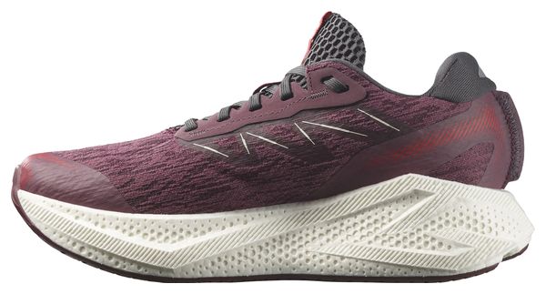 Zapatillas de running Salomon Aero Glide 4 rosa/rojo para mujer