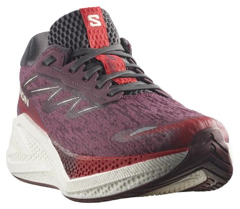 Zapatillas de running Salomon Aero Glide 4 rosa/rojo para mujer