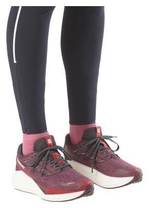 Zapatillas de running Salomon Aero Glide 4 rosa/rojo para mujer