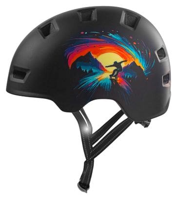 Casque vélo et skate | Patinage Noir L (57-61 cm) | Certifié EN1078