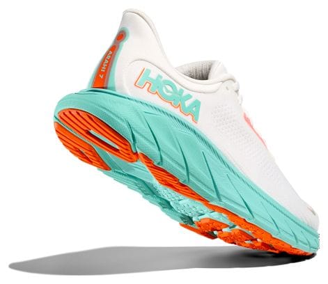 Chaussures Running Hoka Arahi 7 Blanc/Bleu Femme