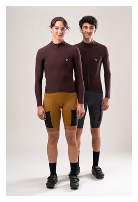 Maillot Manches Longues Femme LeBram Off-Road Mi-Saison Bordeaux