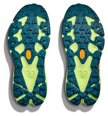Zapatillas Trail Hoka Speedgoat 7 Naranja/Verde Mujer