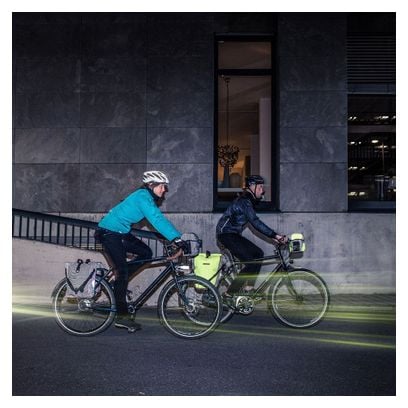 Paar Ortlieb Sport Roller High Visibility Bagage Tassen 25L Fluorescerend Geel Zwart Reflecterend