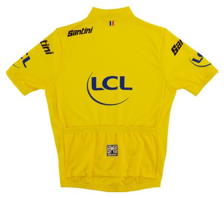 Santini Tour de France Leader Gelb Kindertrikot