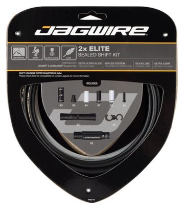 Kit cambio sigillato Jagwire 2x Elite nero