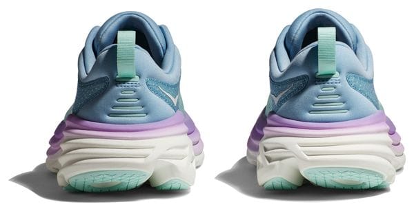Chaussures de Running Hoka Femme Bondi 8 Large D Bleu Violet