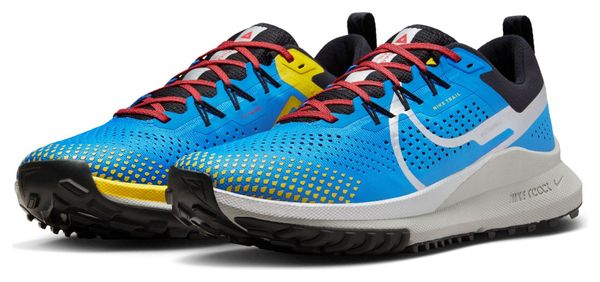Zapatillas de Trail Running Nike <strong>React Pegasus</strong> Trail 4 Azul Amarillo