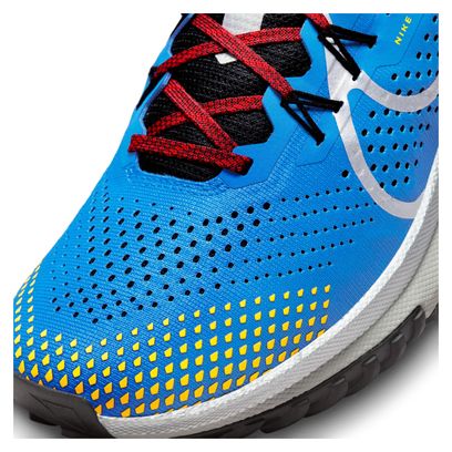 Zapatillas de Trail Running Nike <strong>React Pegasus</strong> Trail 4 Azul Amarillo