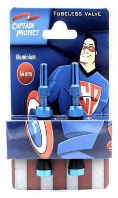 CAPTAIN PROTECT - Paire de valves Alu. 44 Mm - Bleu